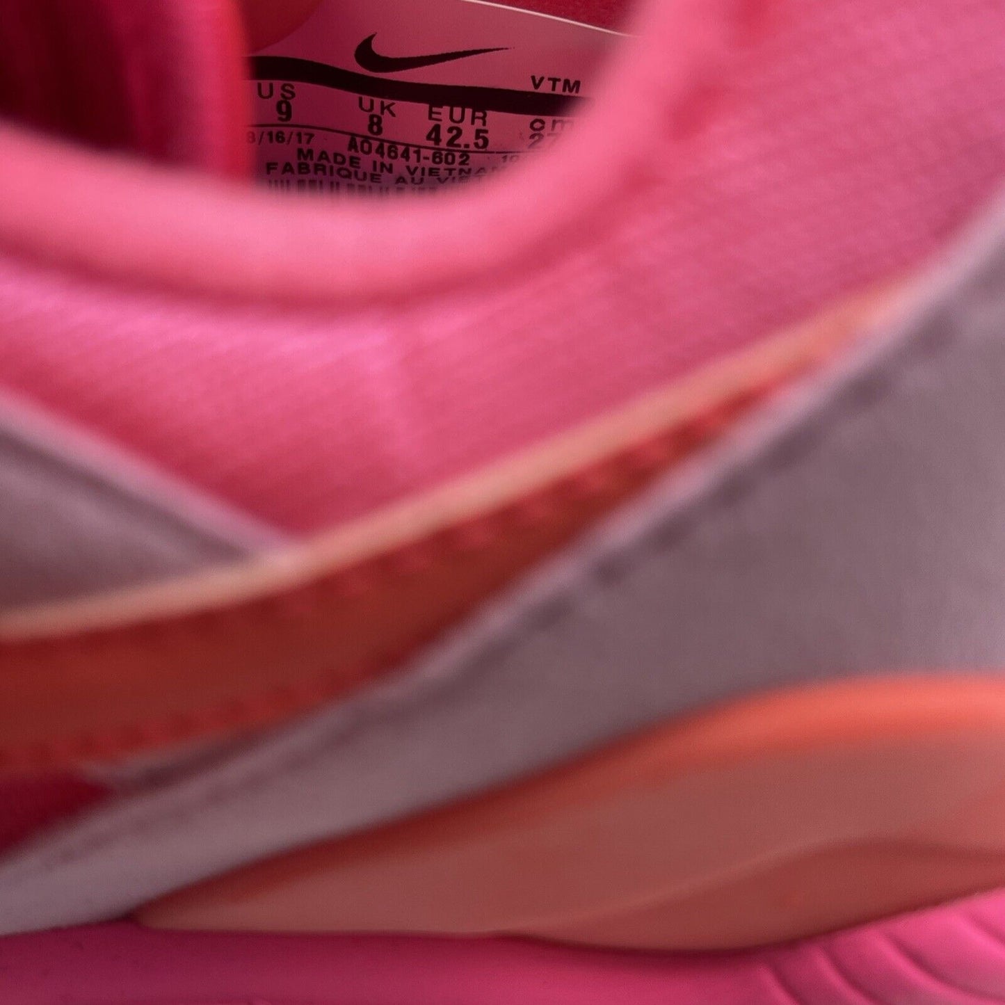 Size 9 - Nike Comme des Garçons x Air Max 180 Triple Pink Suede (AO4641-602)