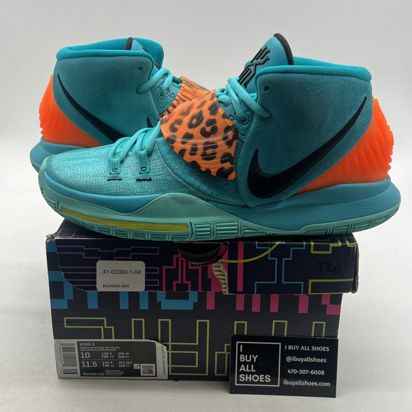 Size 10 - Nike Kyrie 6 Oracle Aqua (BQ4630-300)