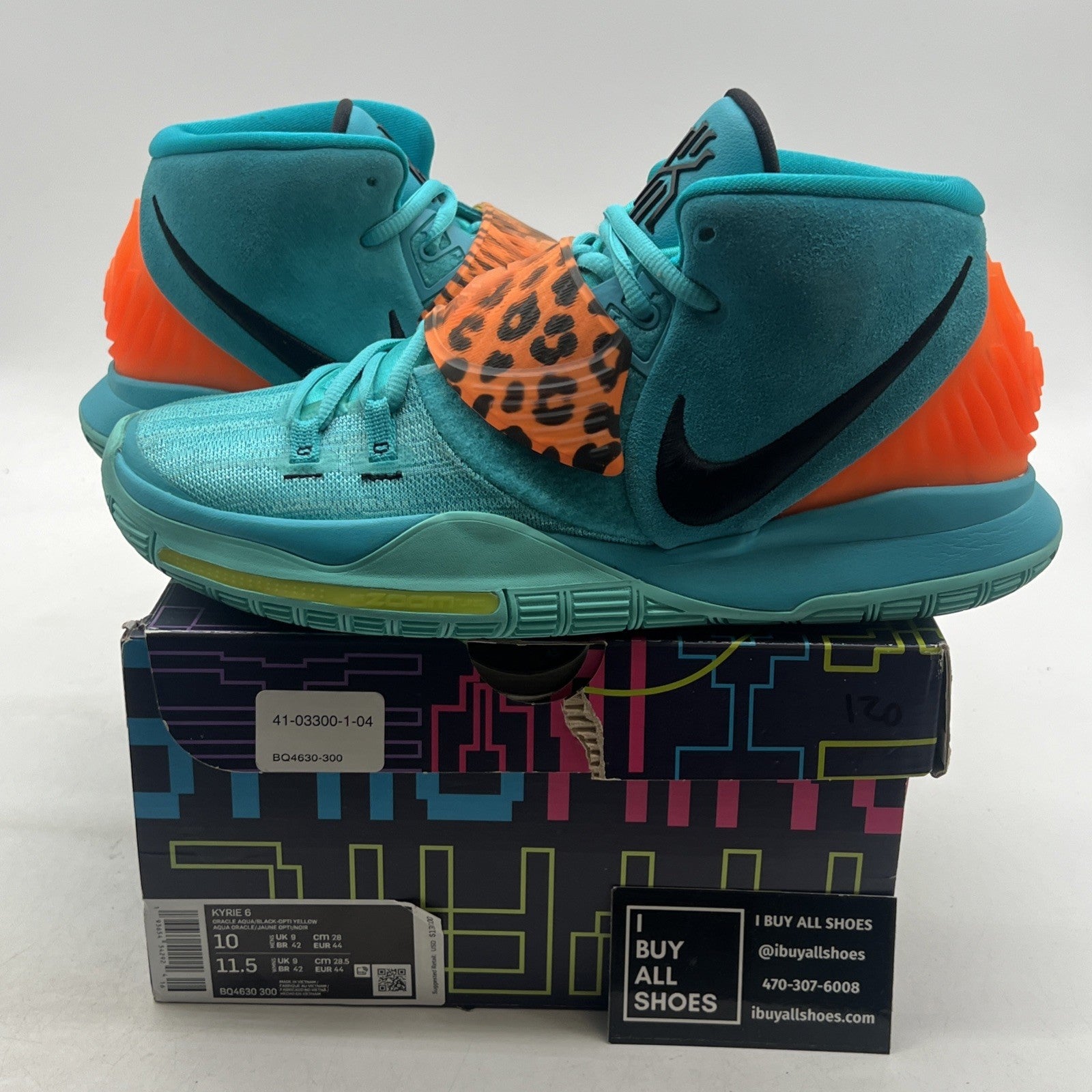 Size 10 - Nike Kyrie 6 Oracle Aqua (BQ4630-300)