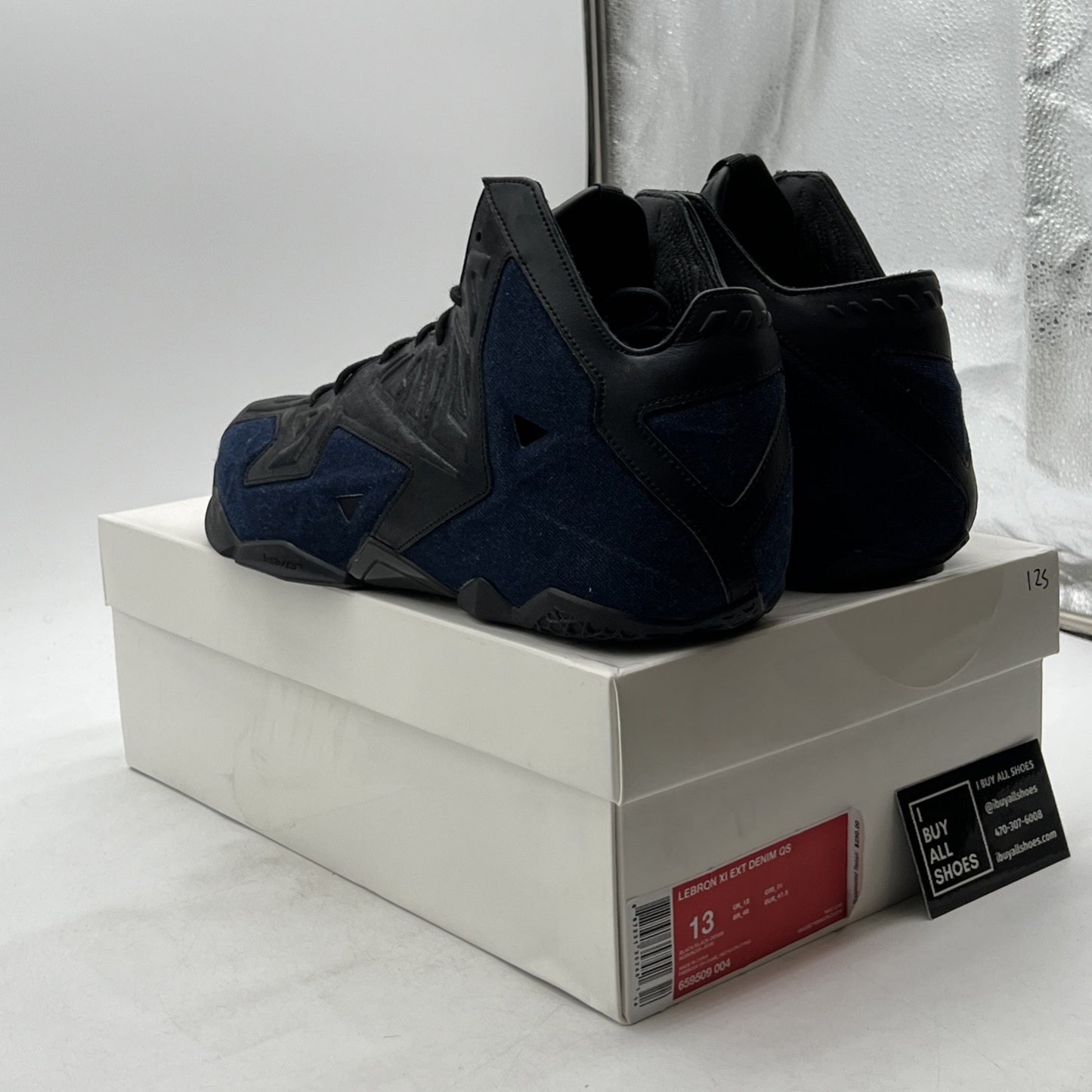 Size 13 - Nike LeBron 11 EXT Denim QS Denim (659509-004)