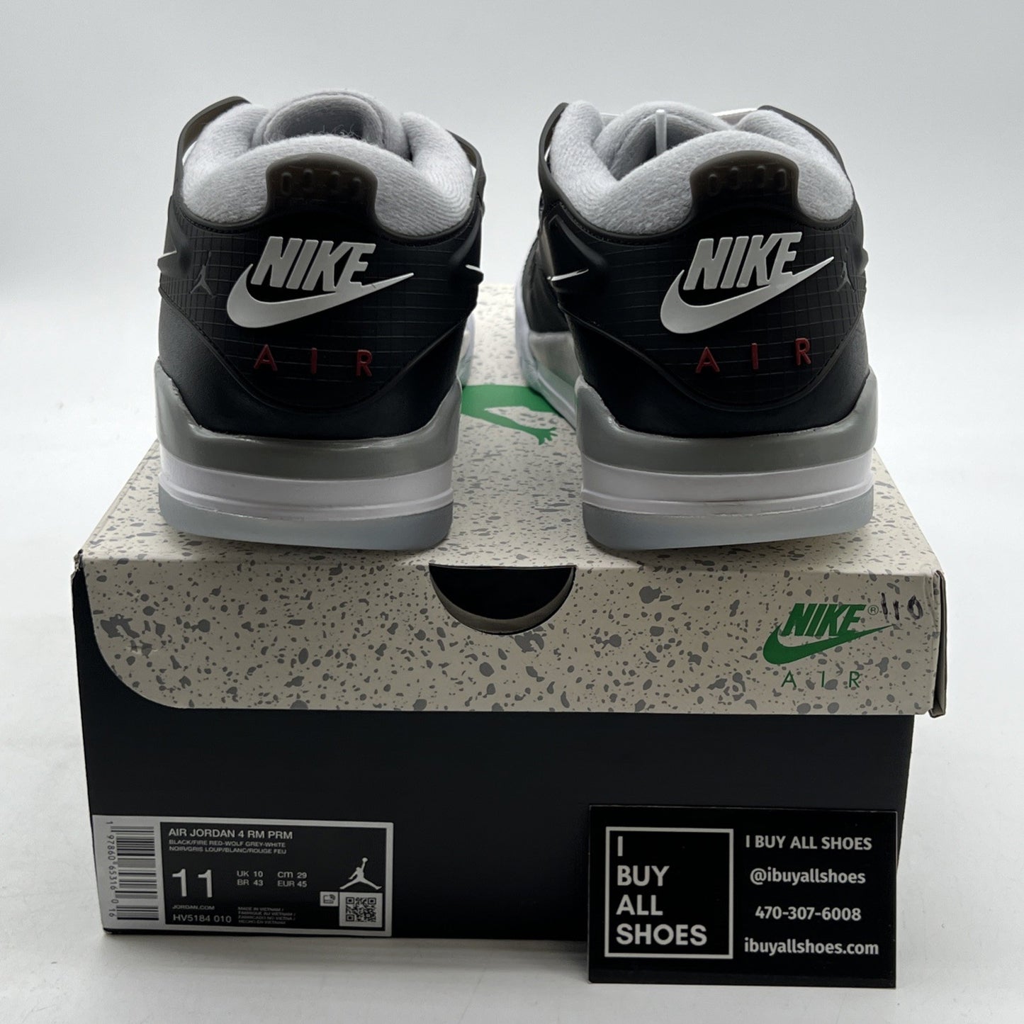 Size 11 - Air Jordan 4 RM Black Metallic (HV5184-010)