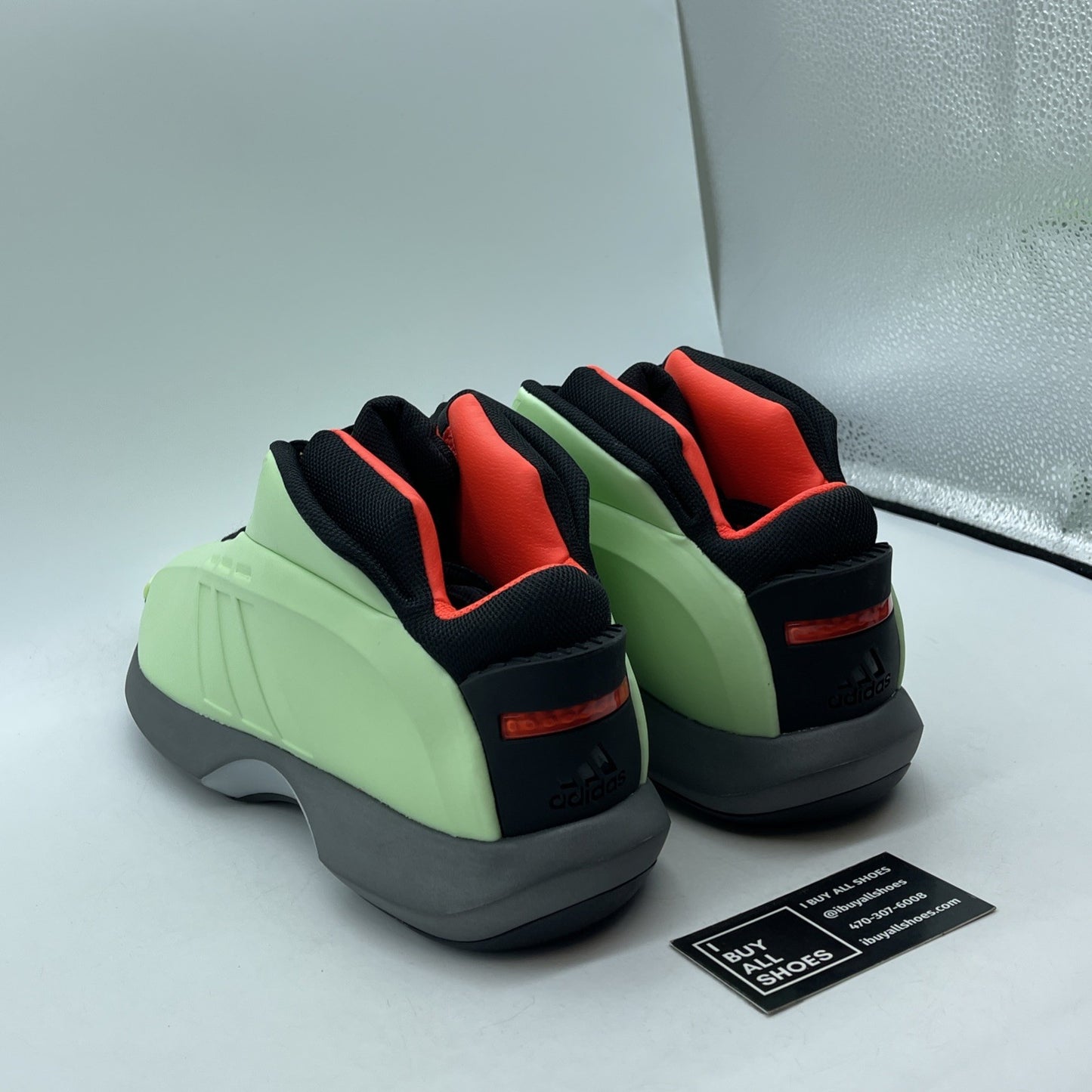 Size 13 - adidas Crazy 1 Mint Green Grey Black Suede Leather (IG1603)