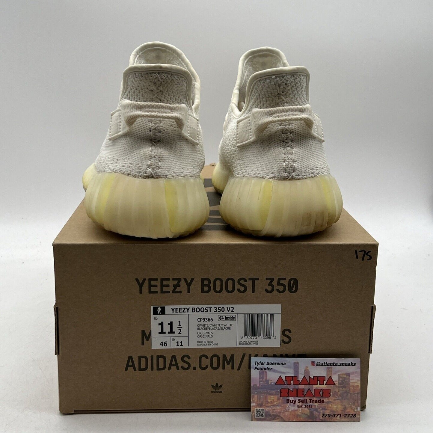 Size 11.5 - adidas Yeezy Boost 350 V2 Low Cream White / Triple White (CP9366)