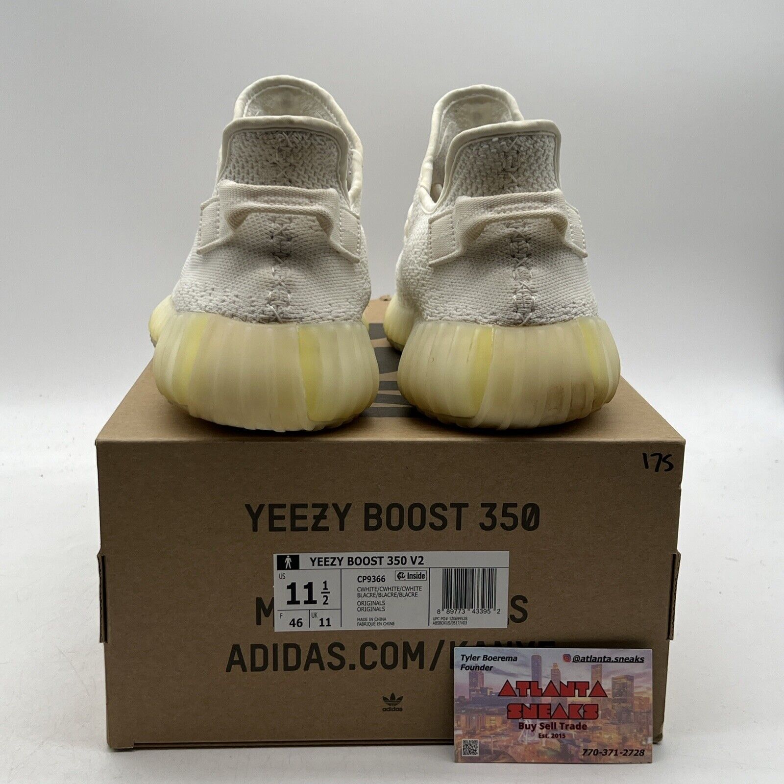 Size 11.5 - adidas Yeezy Boost 350 V2 Low Cream White / Triple White (CP9366)