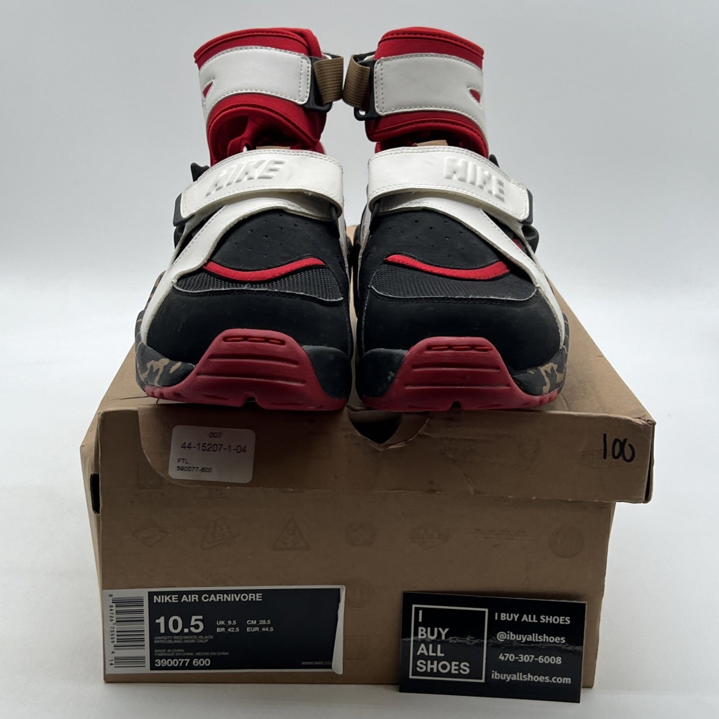 Size 10.5 - Nike Air Carnivore Le Red (390077-600)