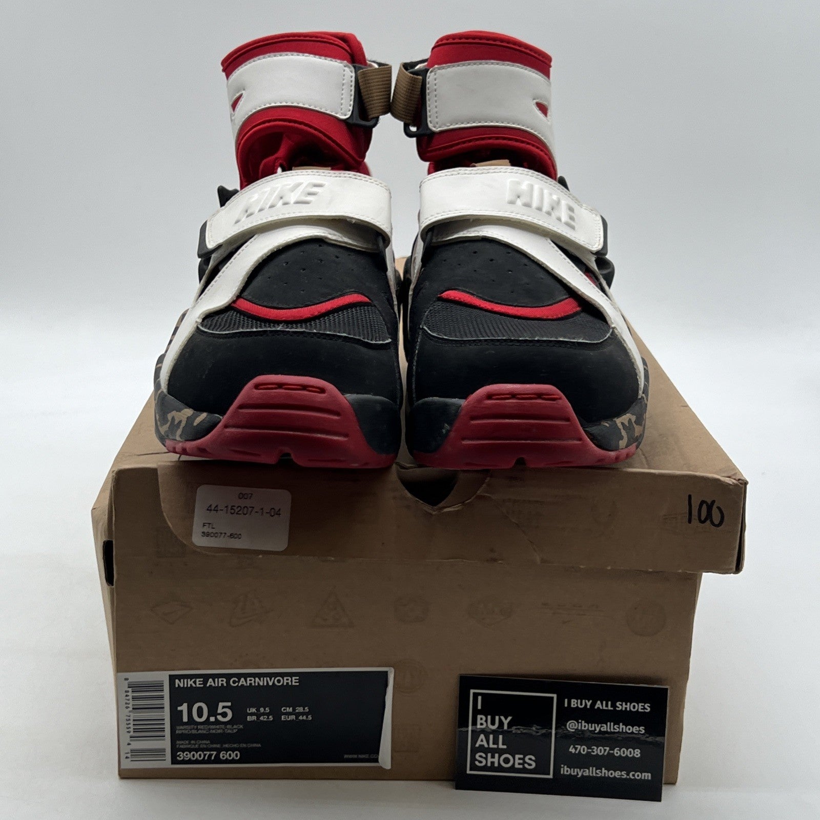 Size 10.5 - Nike Air Carnivore Le Red (390077-600)