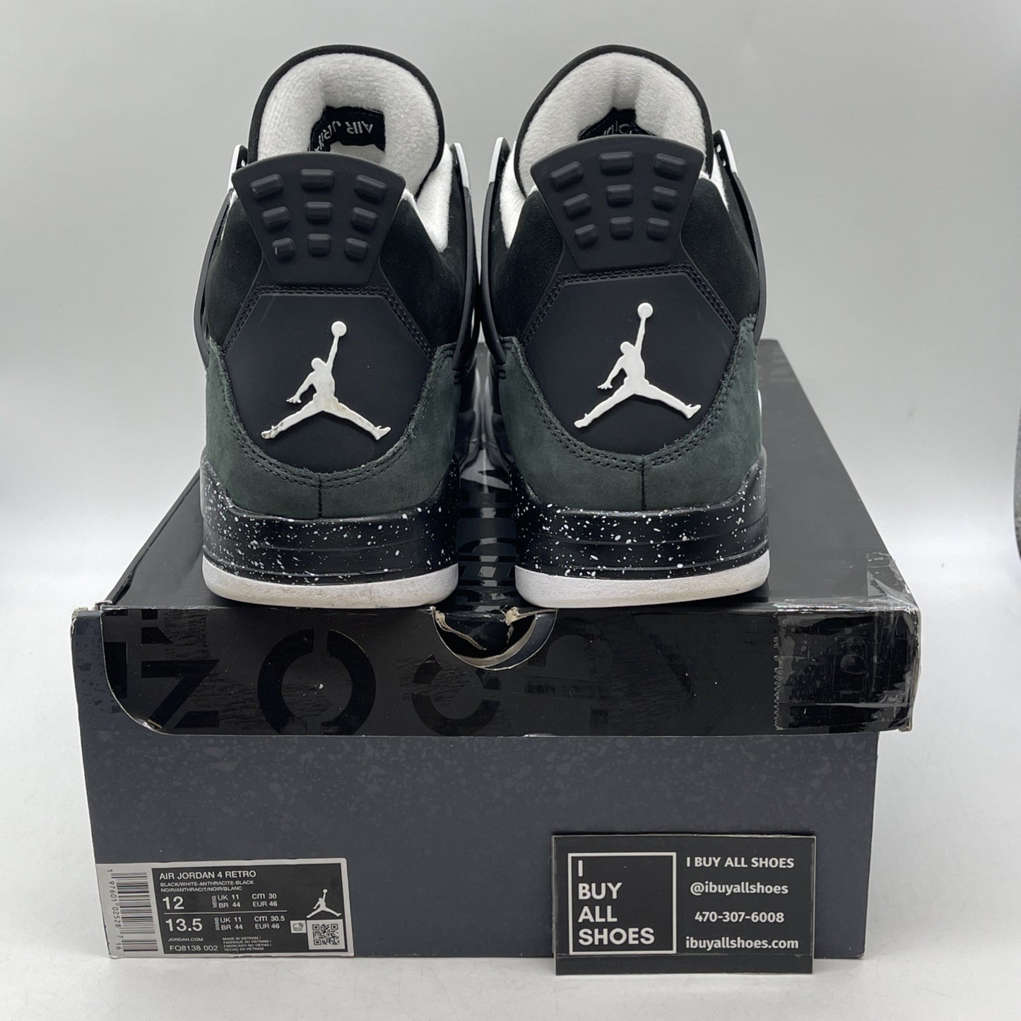 Size 12 - Air Jordan 4 Retro 2024 Fear (FQ8138-002)