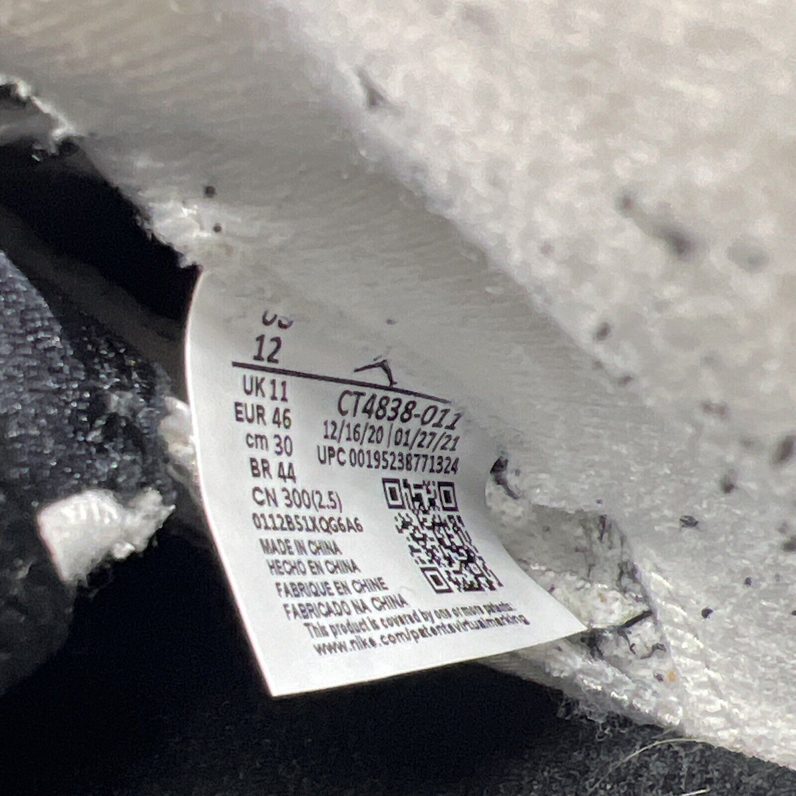 Size 12 - Jordan 5 Retro Mid Oreo Black White Suede (CT4838-011)