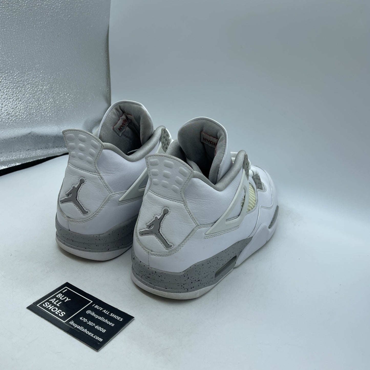 Size 13 - Air Jordan 4 Retro Mid White Oreo (CT8527-100)