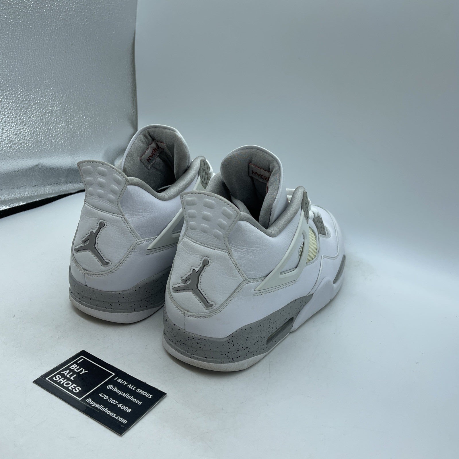 Size 13 - Air Jordan 4 Retro Mid White Oreo (CT8527-100)