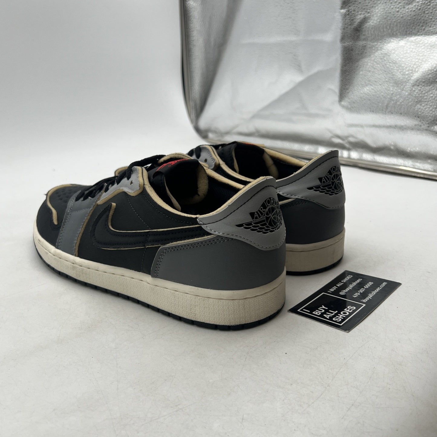Size 13 - Air Jordan 1 Retro Low OG EX Dark Smoke Gray 2022 (DV0982-006)