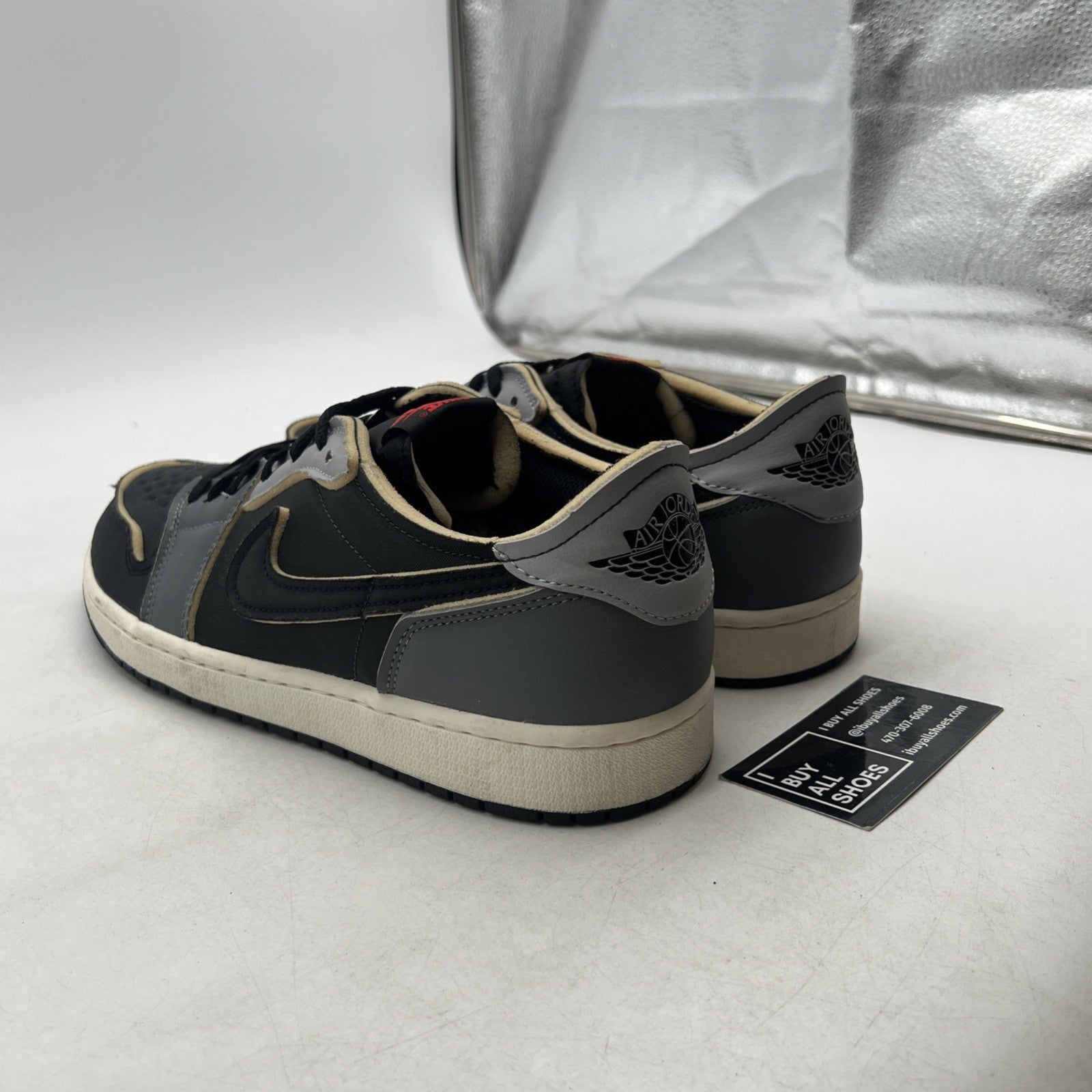 Size 13 - Air Jordan 1 Retro Low OG EX Dark Smoke Gray 2022 (DV0982-006)