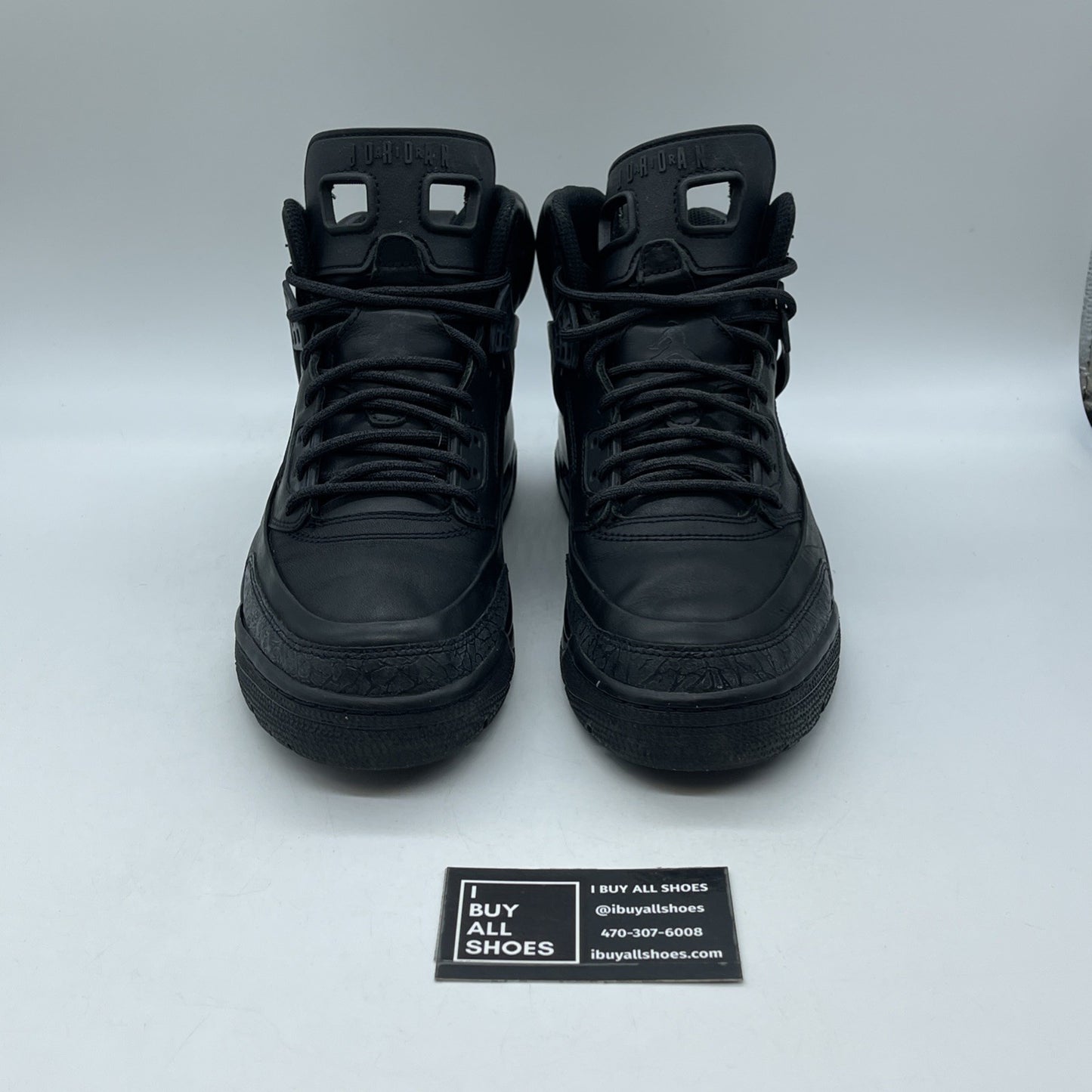 Size 9 - Air Jordan Spizike Winterized Black Anthracite 2009 (375356-001)