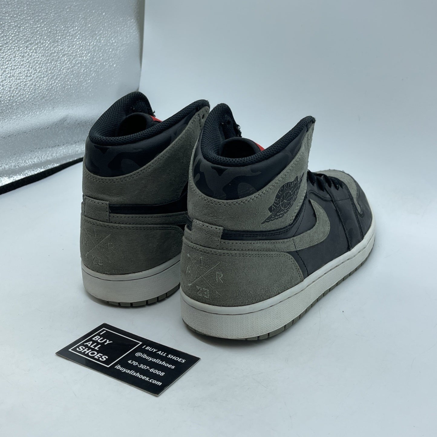 Size 10 - Air Jordan 1 Retro Premium High Shadow Camo Suede Leather (AA3993-034)