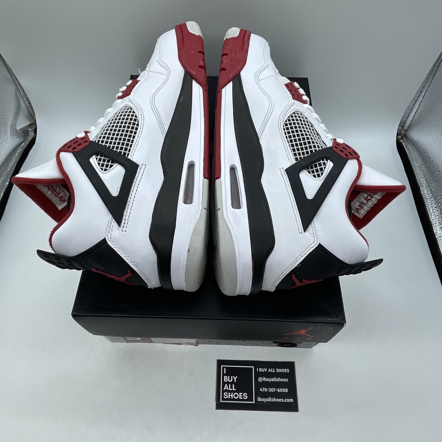 Size 9.5 - Air Jordan 4 Retro Fire Red 2012 (308497-110)