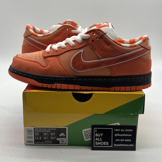 Size 10 - Nike Dunk Low SB x Concepts Orange Lobster (FD8776-800)