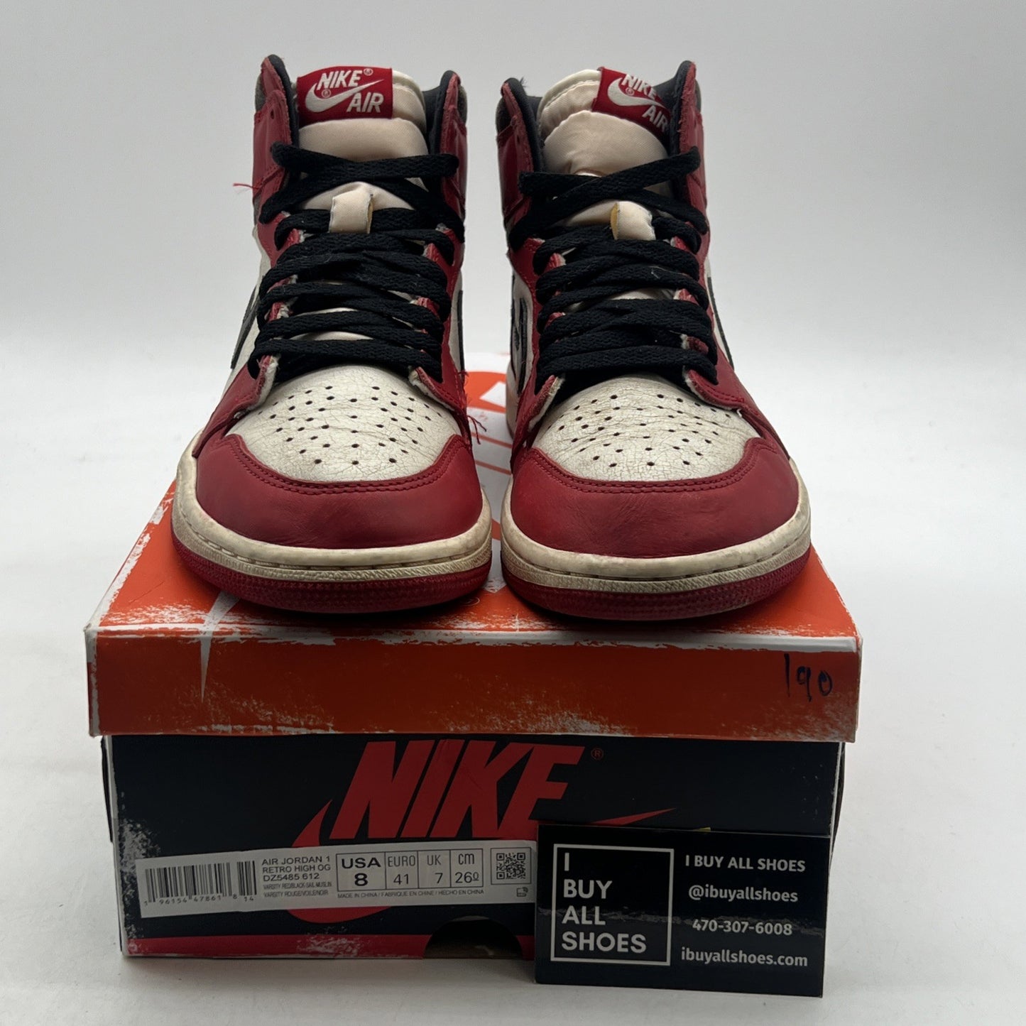 Size 8 - Air Jordan 1 Retro High OG Chicago Reimagined Lost & Found (DZ5485-612)