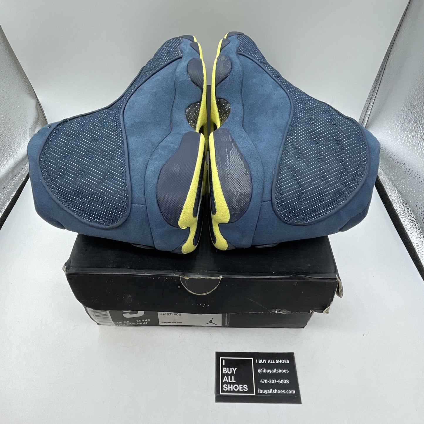 Size 9.5 - Air Jordan 13 Retro Squadron Blue (414571-405)