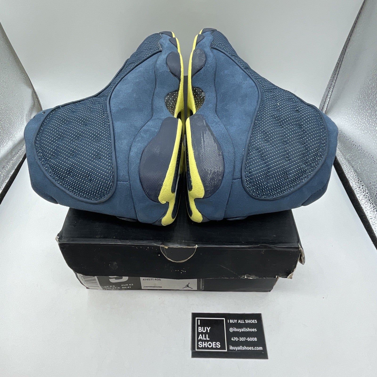 Size 9.5 - Air Jordan 13 Retro Squadron Blue (414571-405)