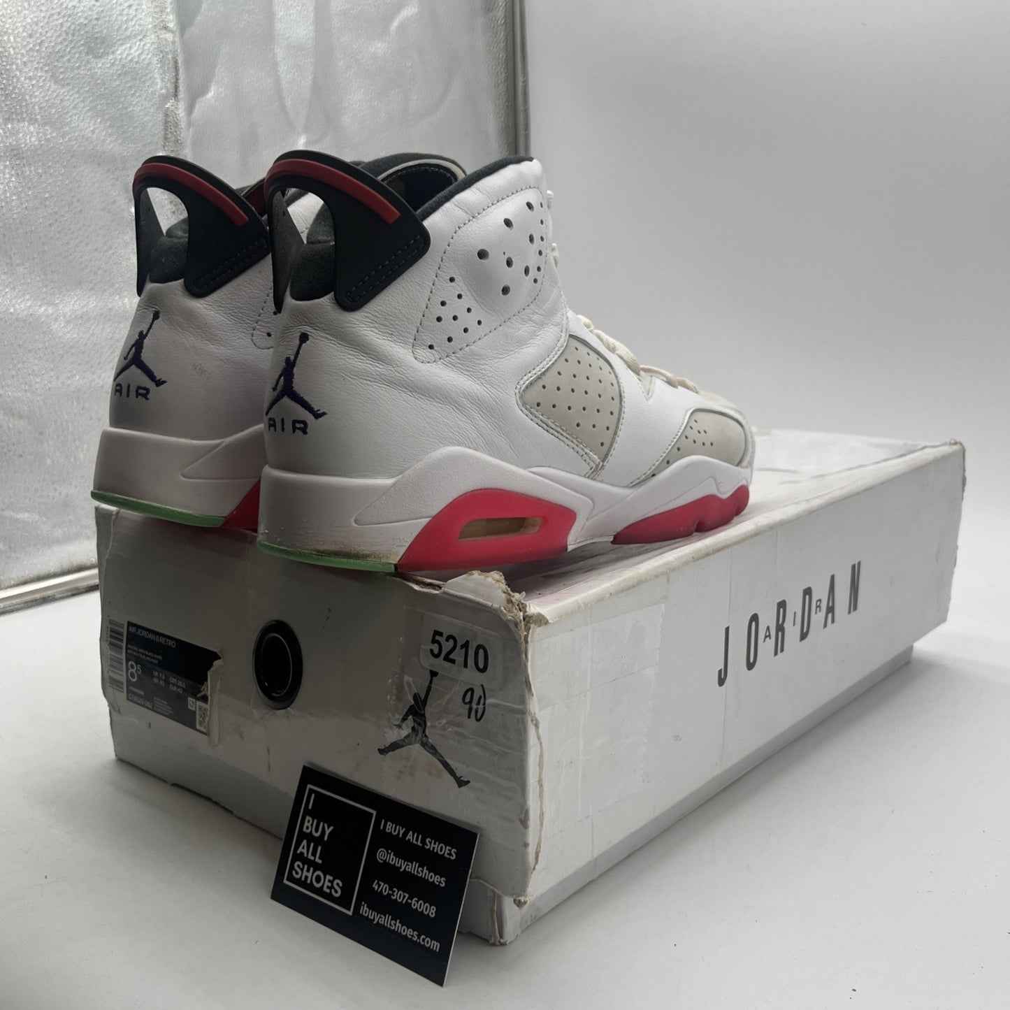 Size 8.5 - Air Jordan 6 Retro Hare (CT8529-062)