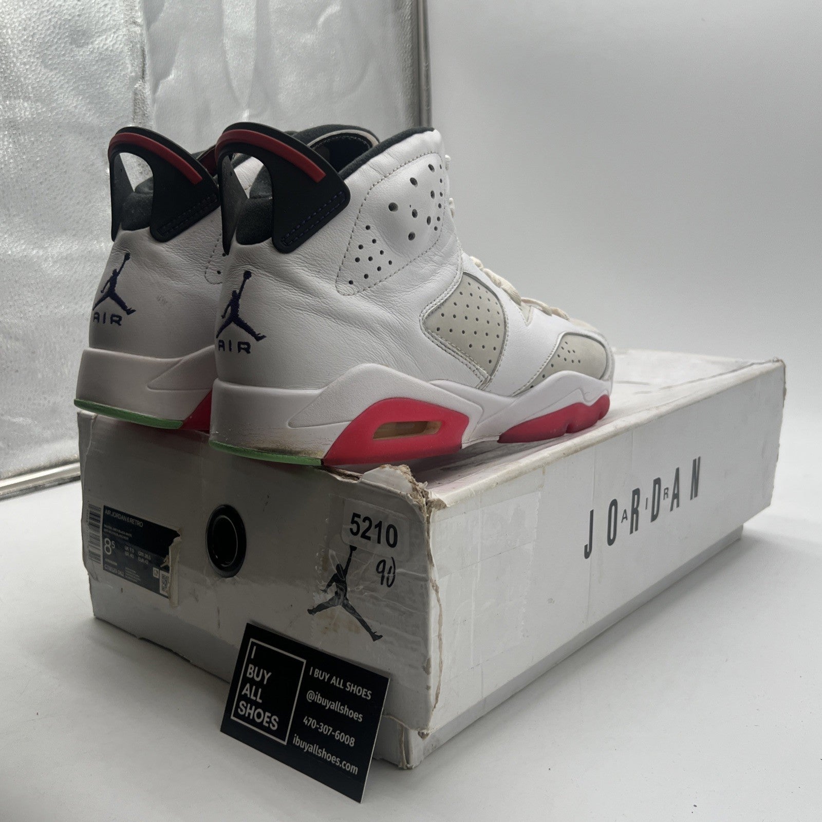 Size 8.5 - Air Jordan 6 Retro Hare (CT8529-062)