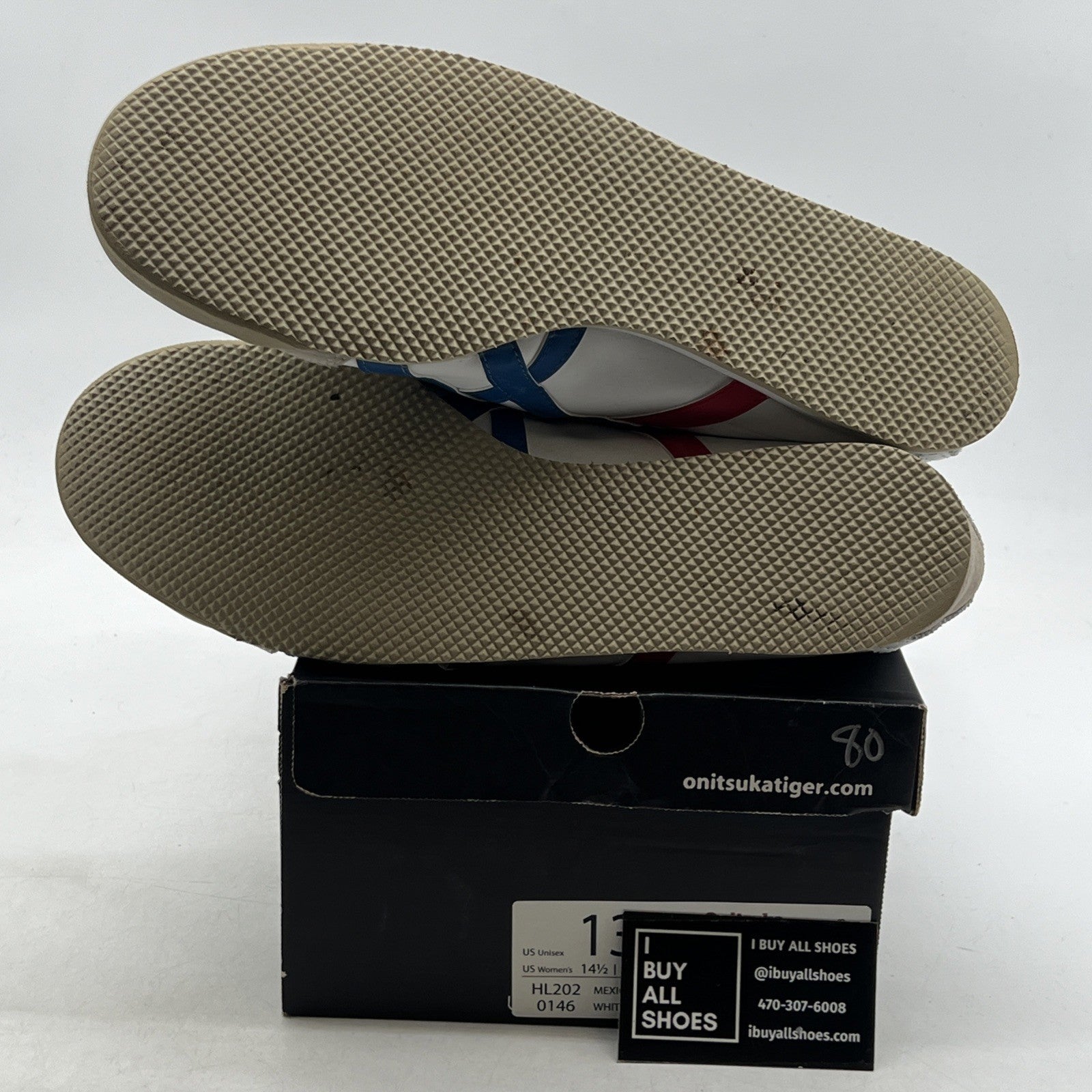 Size 13 - Asics Onitsuka Tiger Mexico 66 Sneakers White US (HL202)