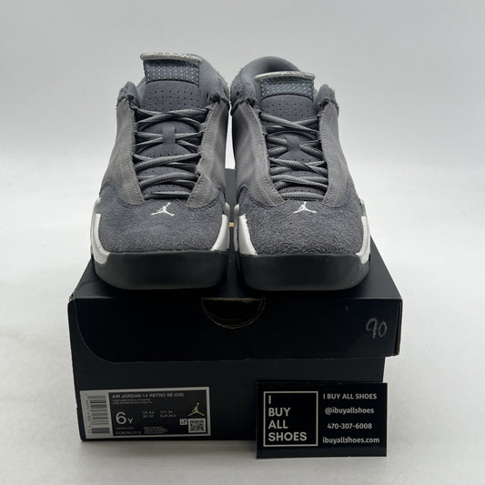 Size 6Y - Air Jordan 14 Retro Flint Grey (FQ8165-012)