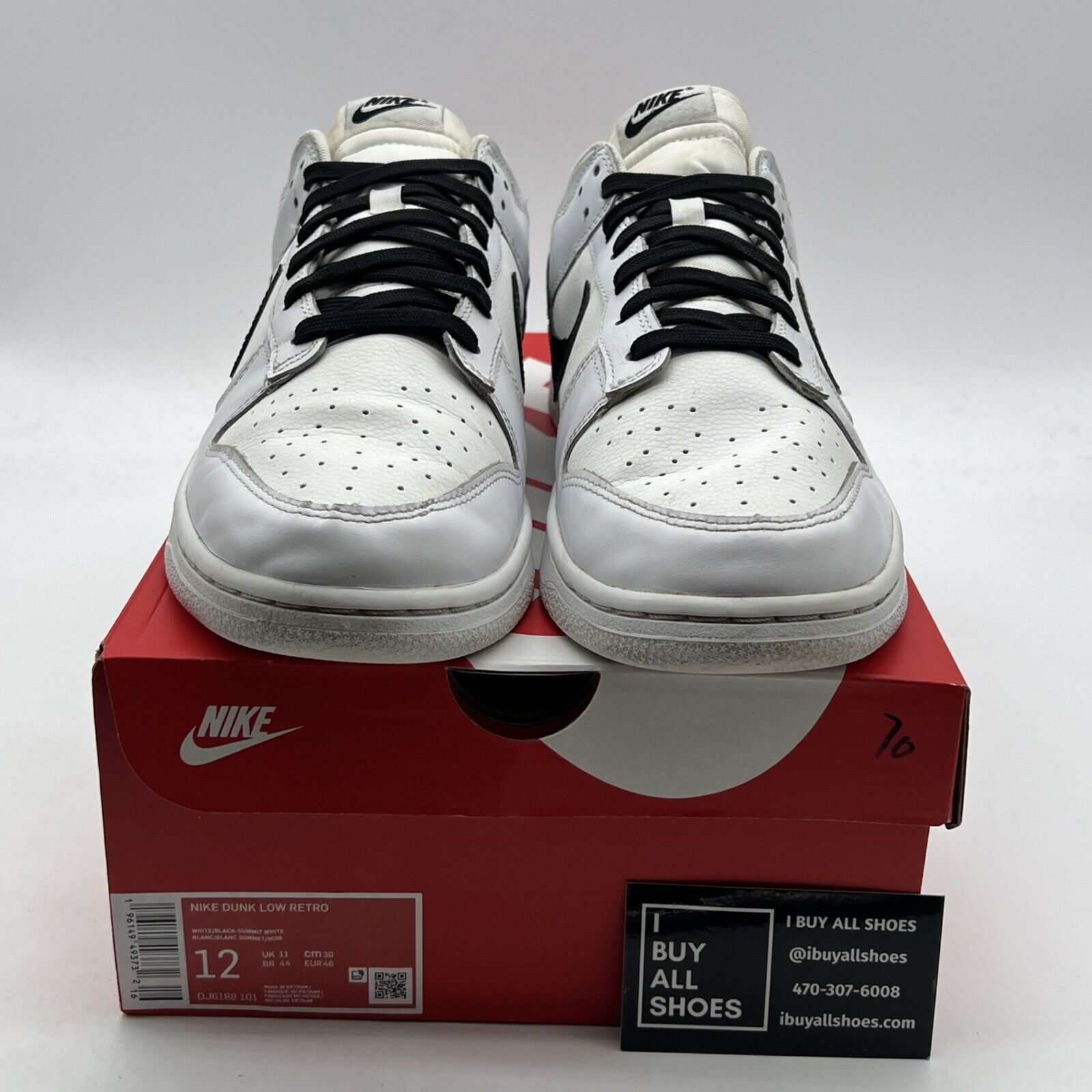 Size 12 - Nike Dunk Low Reverse Panda (DJ6188-101)