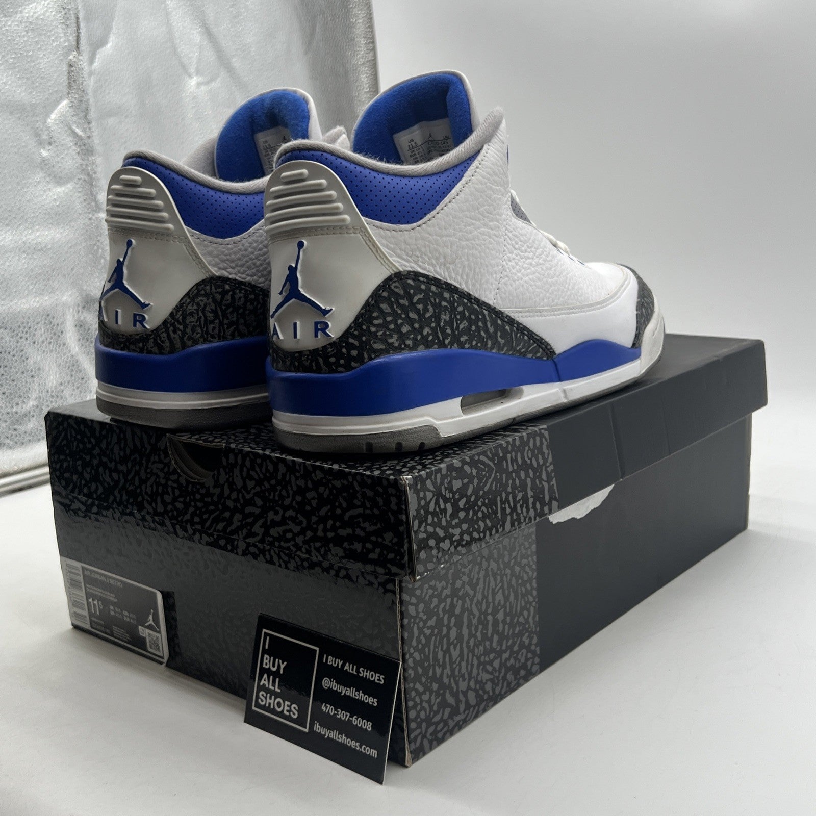 Size 11.5 - Air Jordan 3 Retro Mid Racer Blue (CT8532-145)