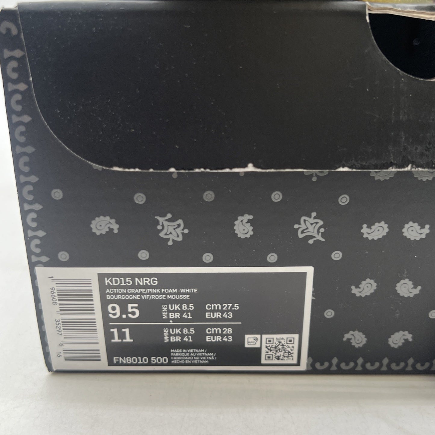 Size 9.5 - Nike KD15 What The - (FN8010-500)
