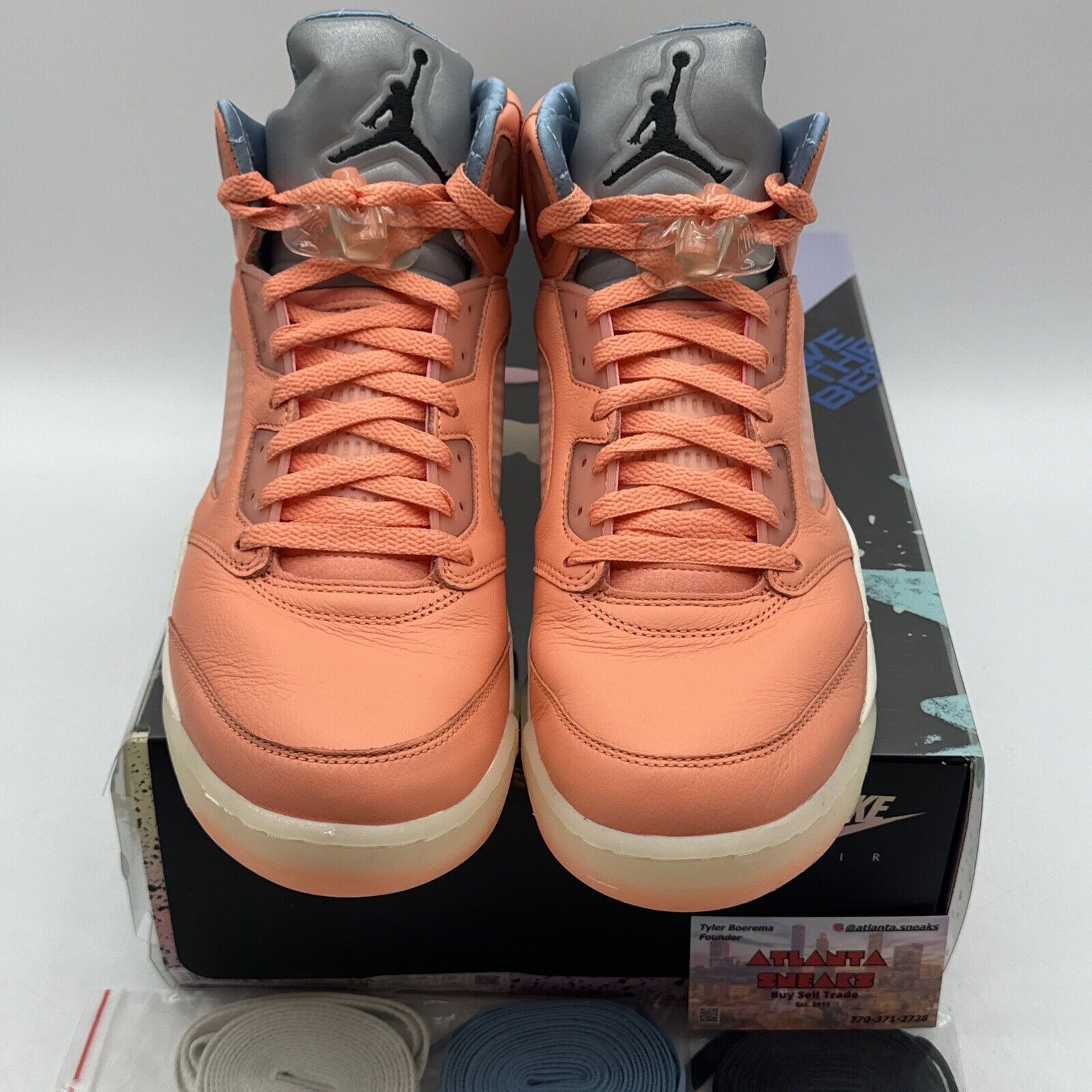 Size 12 - Jordan 5 Retro x DJ Khaled Mid We The Best - Crimson Bliss Pink Orange