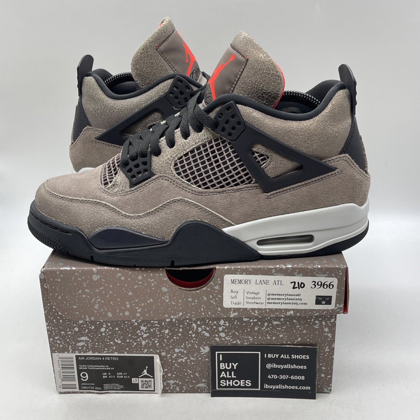 Size 9 - Air Jordan 4 Retro Mid Taupe Haze (DB0732-200)