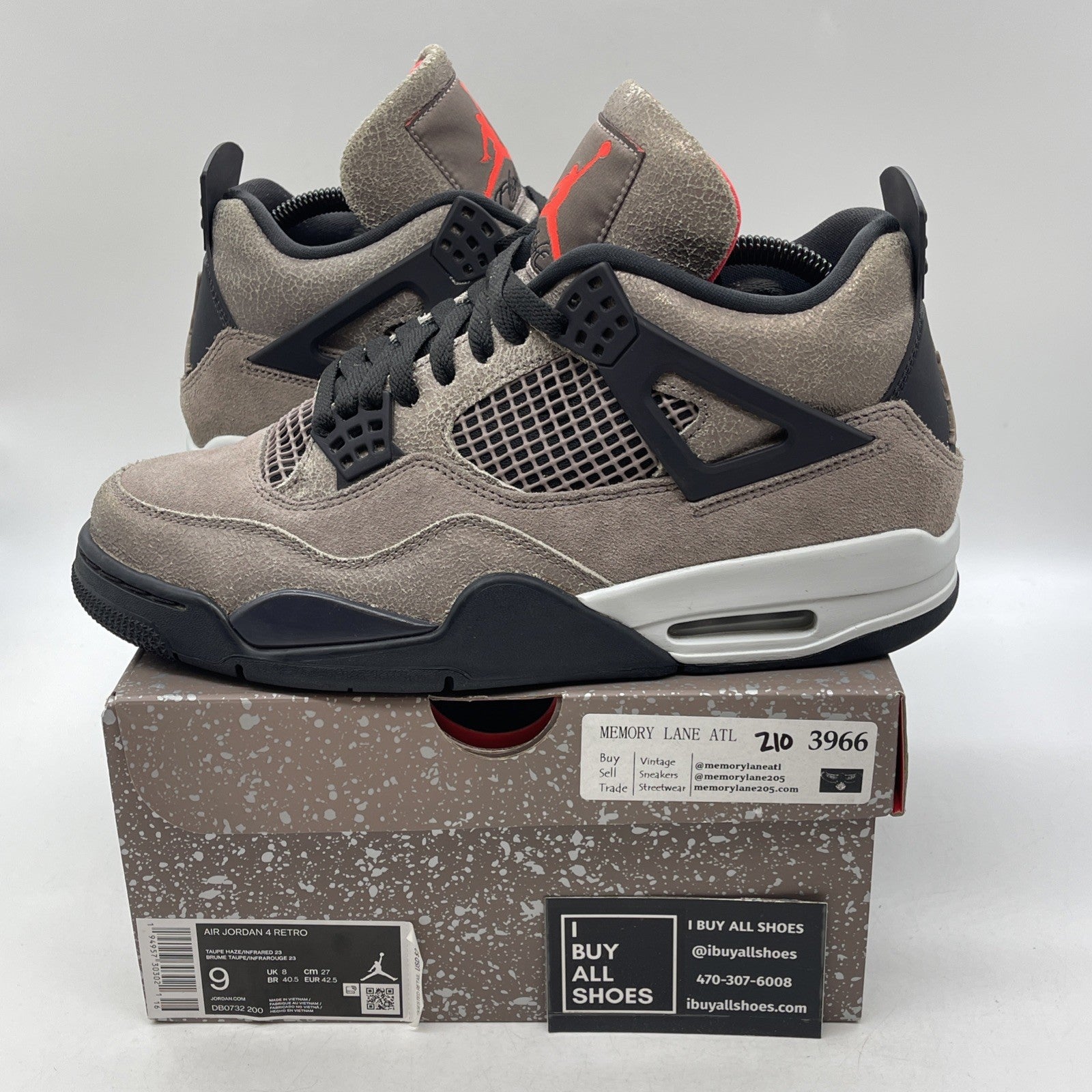 Size 9 - Air Jordan 4 Retro Mid Taupe Haze (DB0732-200)