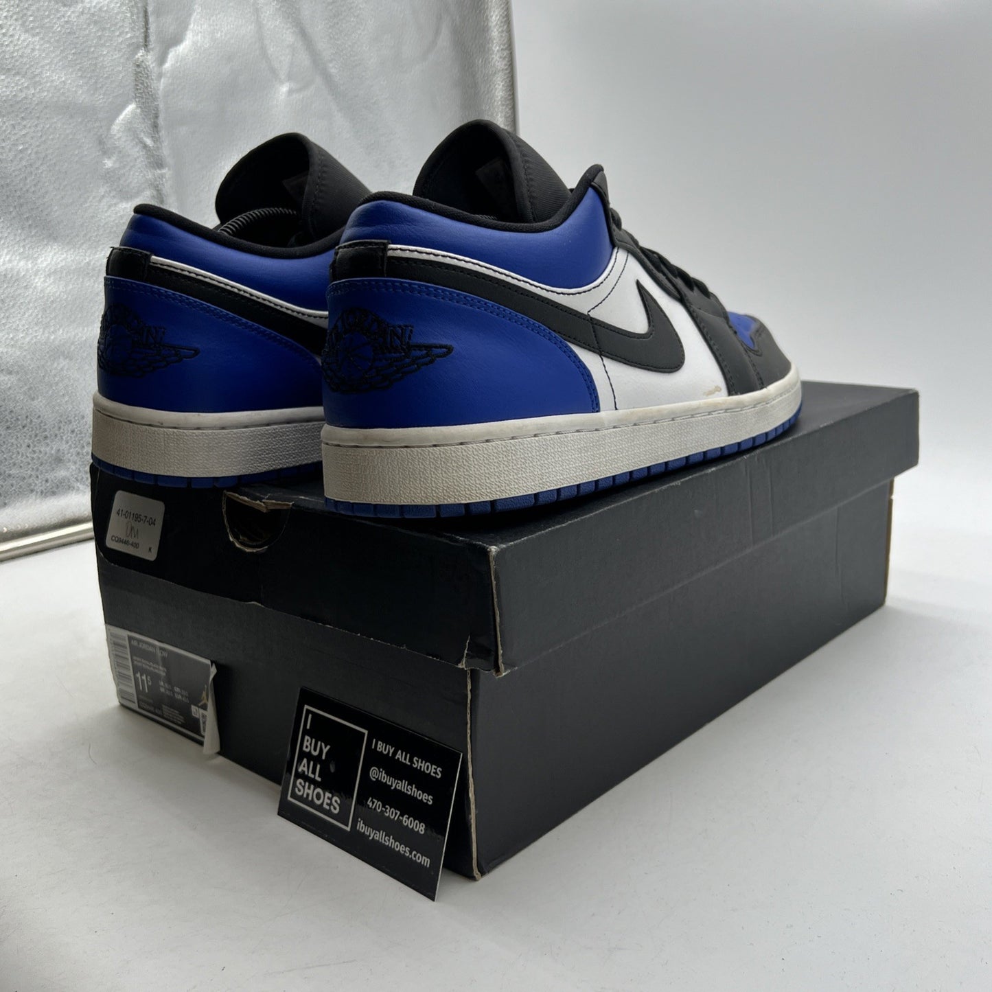 Size 11.5 - Air Jordan 1 Low Royal Toe (CQ9446-400)