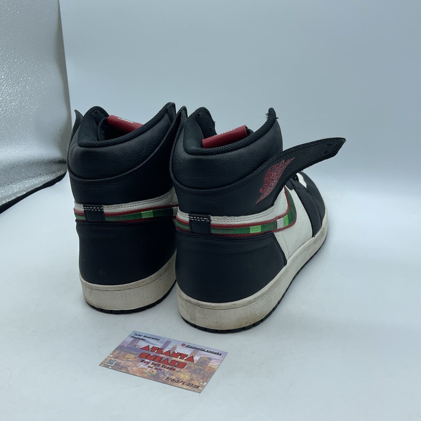 Size 13 - Air Jordan 1 Retro OG High A Star Is Born Black Green (555088-015)