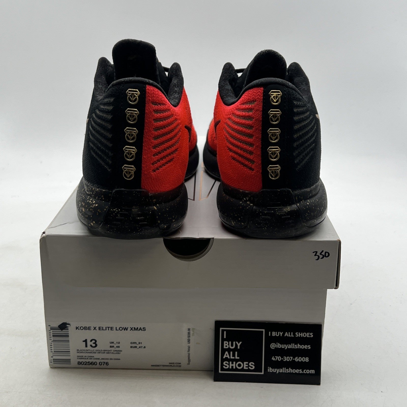 Size 13 - Nike Kobe 10 Elite Low Christmas (802560-076)