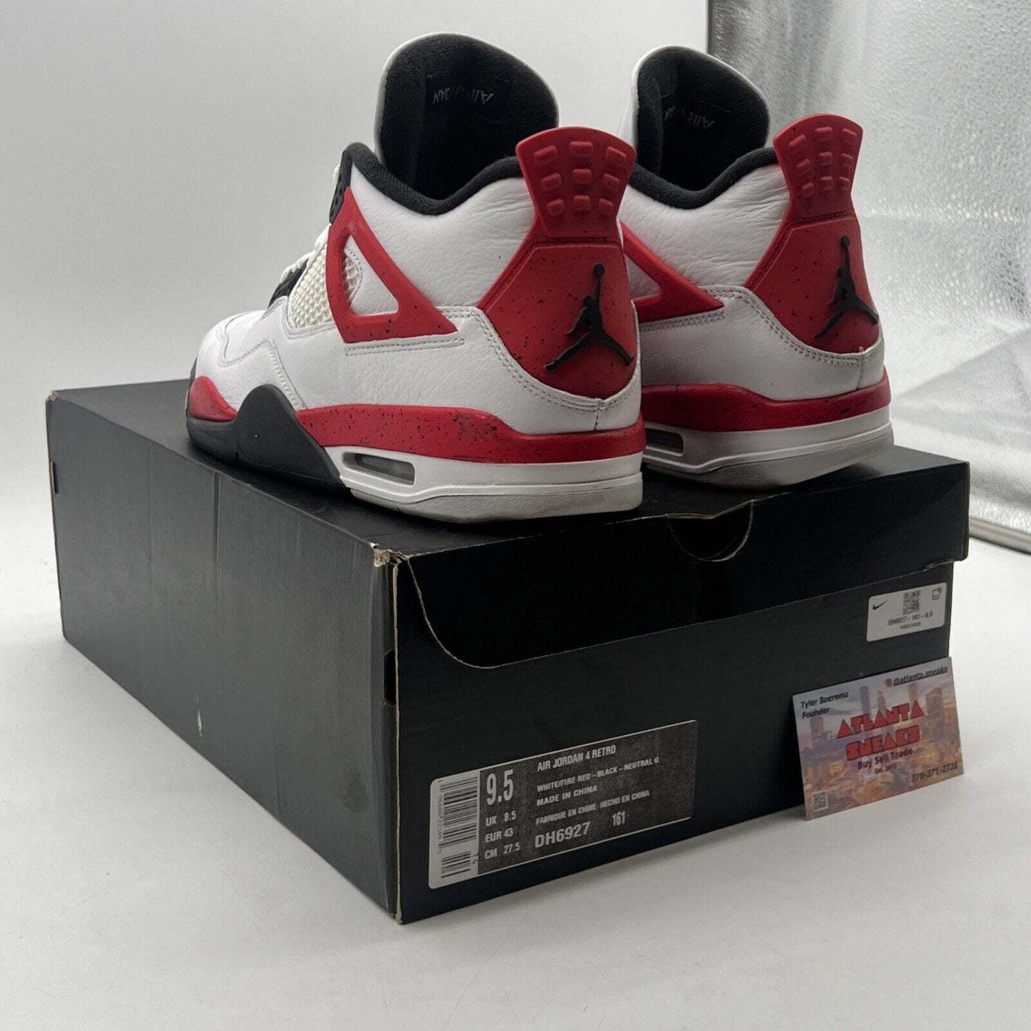 Size 9.5 - Air Jordan 4 Retro Mid Red Cement (DH6927-161)