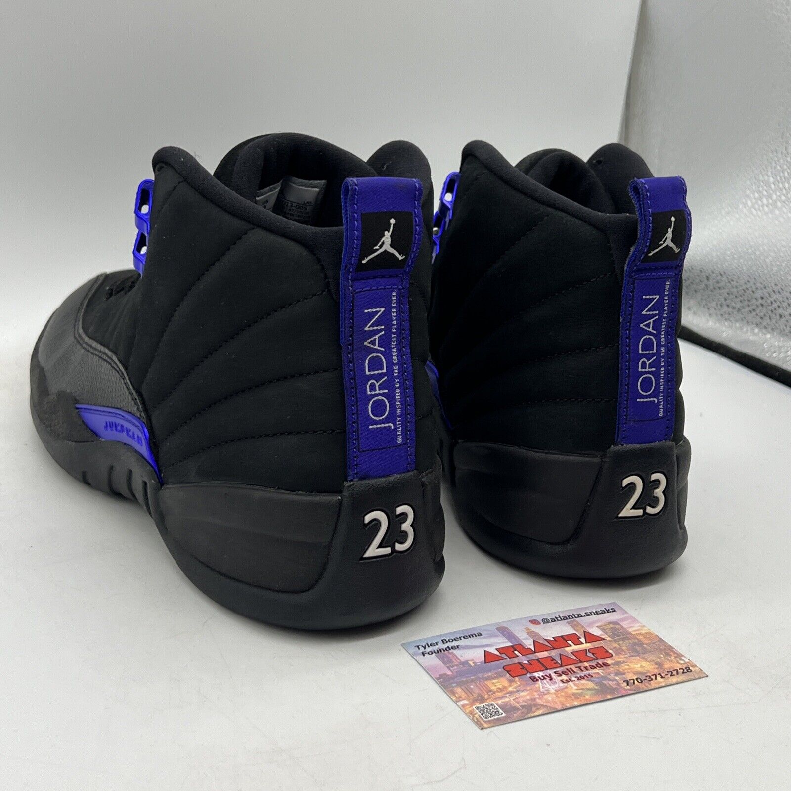 Size 9 - Air Jordan 12 Retro Dark Concord Black Purple Suede (CT8013-005)