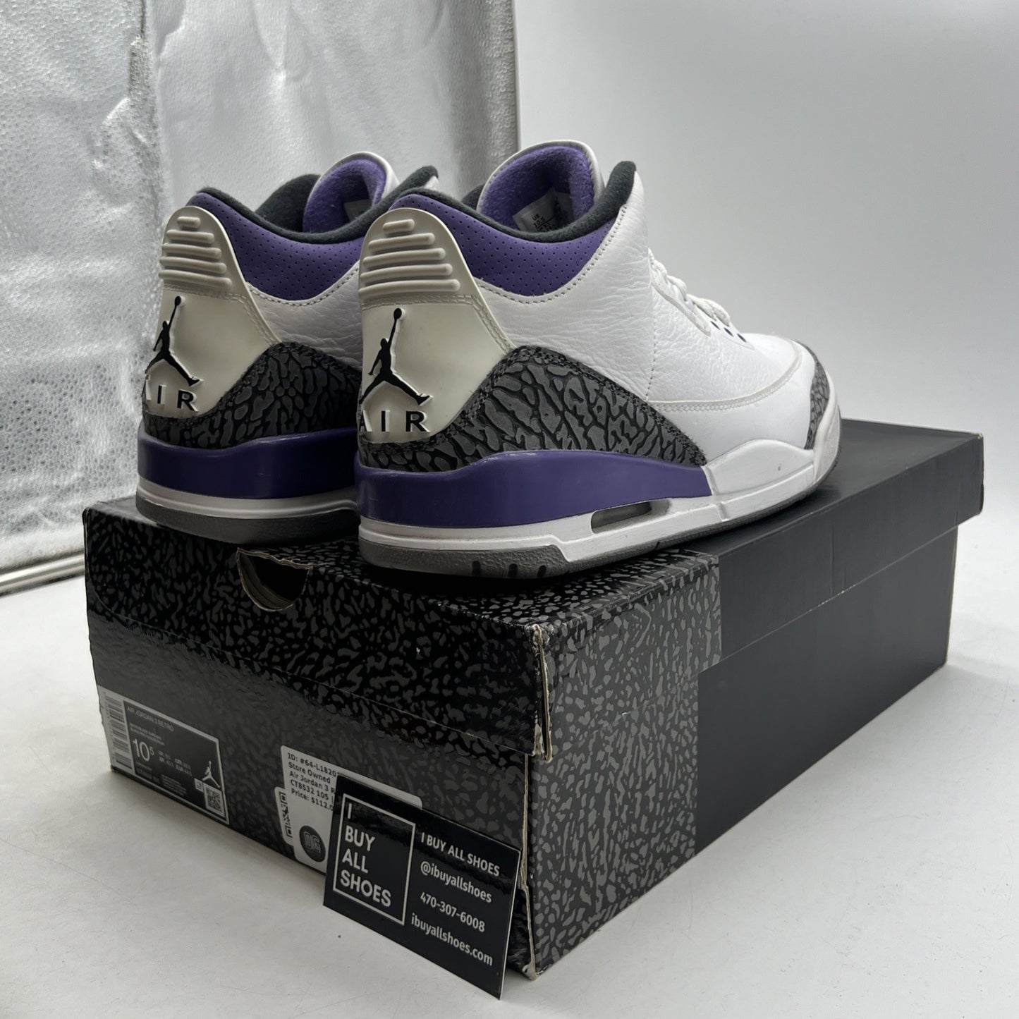 Size 10.5 - Air Jordan 3 Retro Mid Dark Iris (CT8532-105)