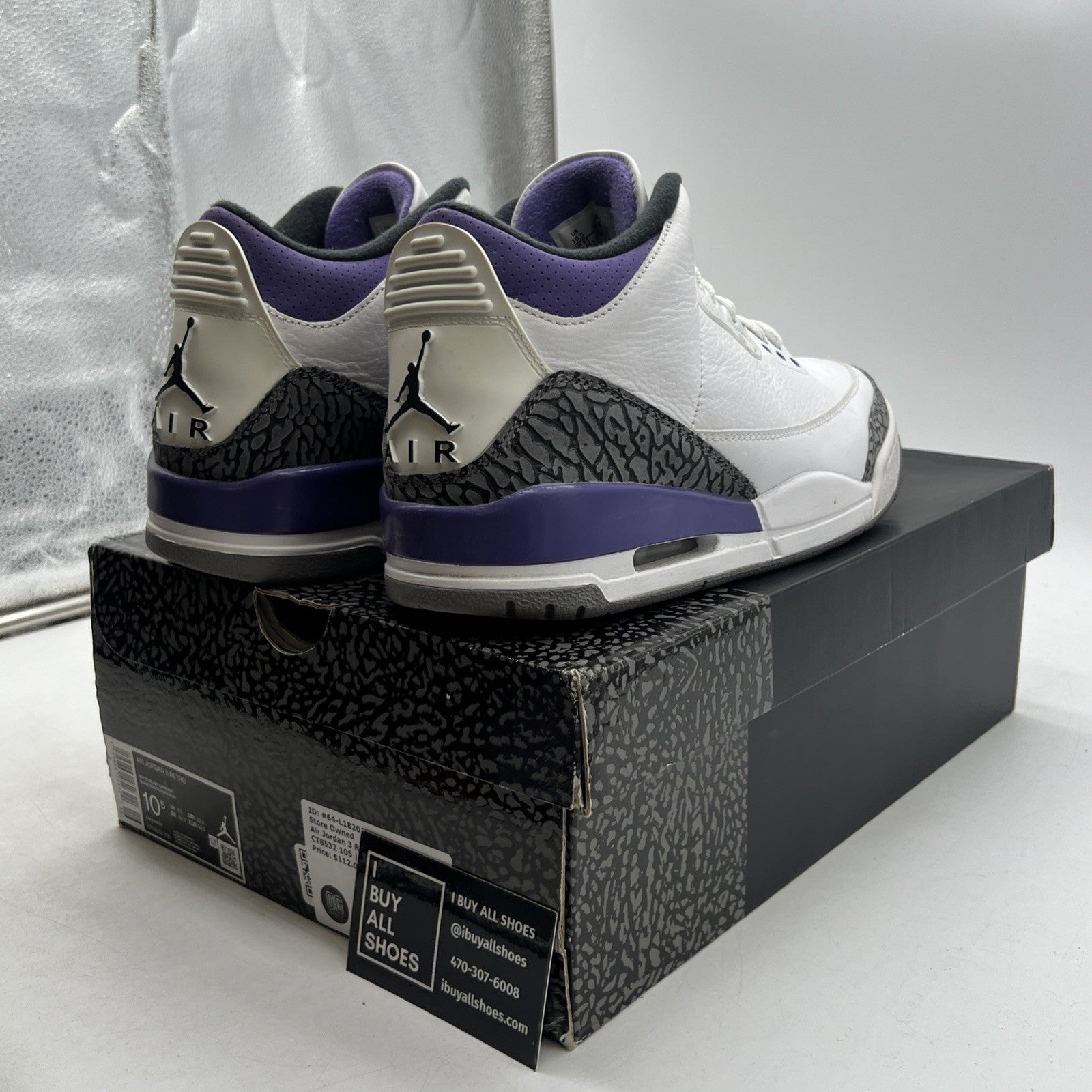 Size 10.5 - Air Jordan 3 Retro Mid Dark Iris (CT8532-105)