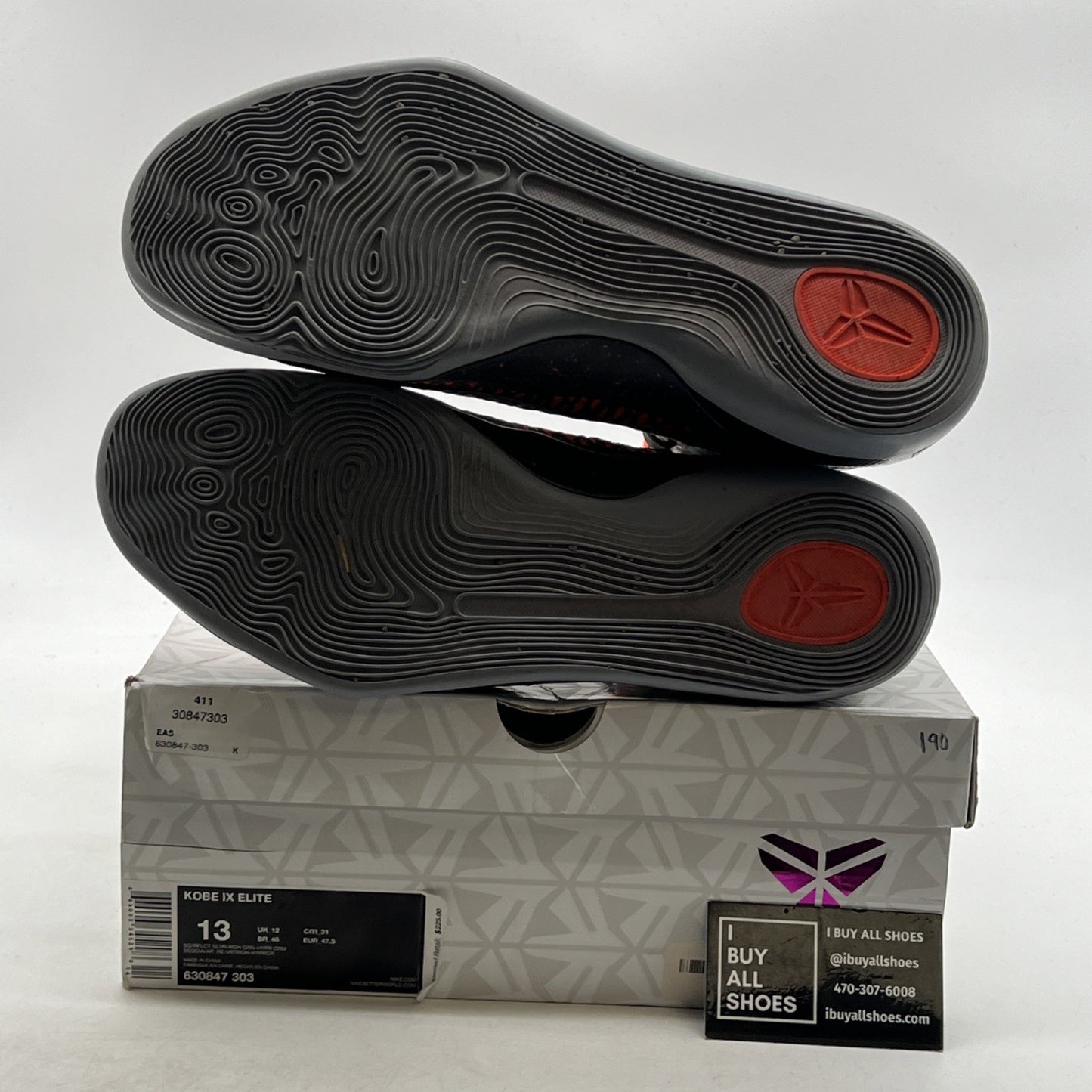 Size 13 - Nike Kobe 9 Elite Strategy (630847-303)