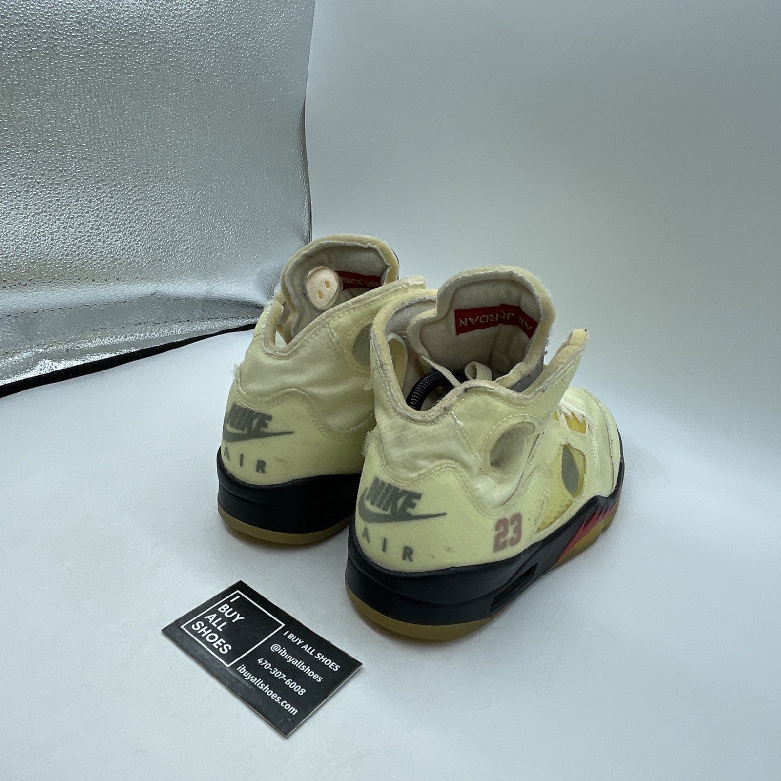 Size 9 - Air Jordan 5 SP x Off-White Mid Sail (DH8565-100)