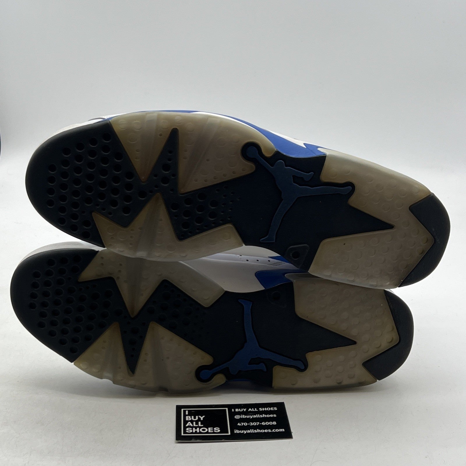 Size 14 - Air Jordan 6 Retro 2014 Sport Blue (384664-107)