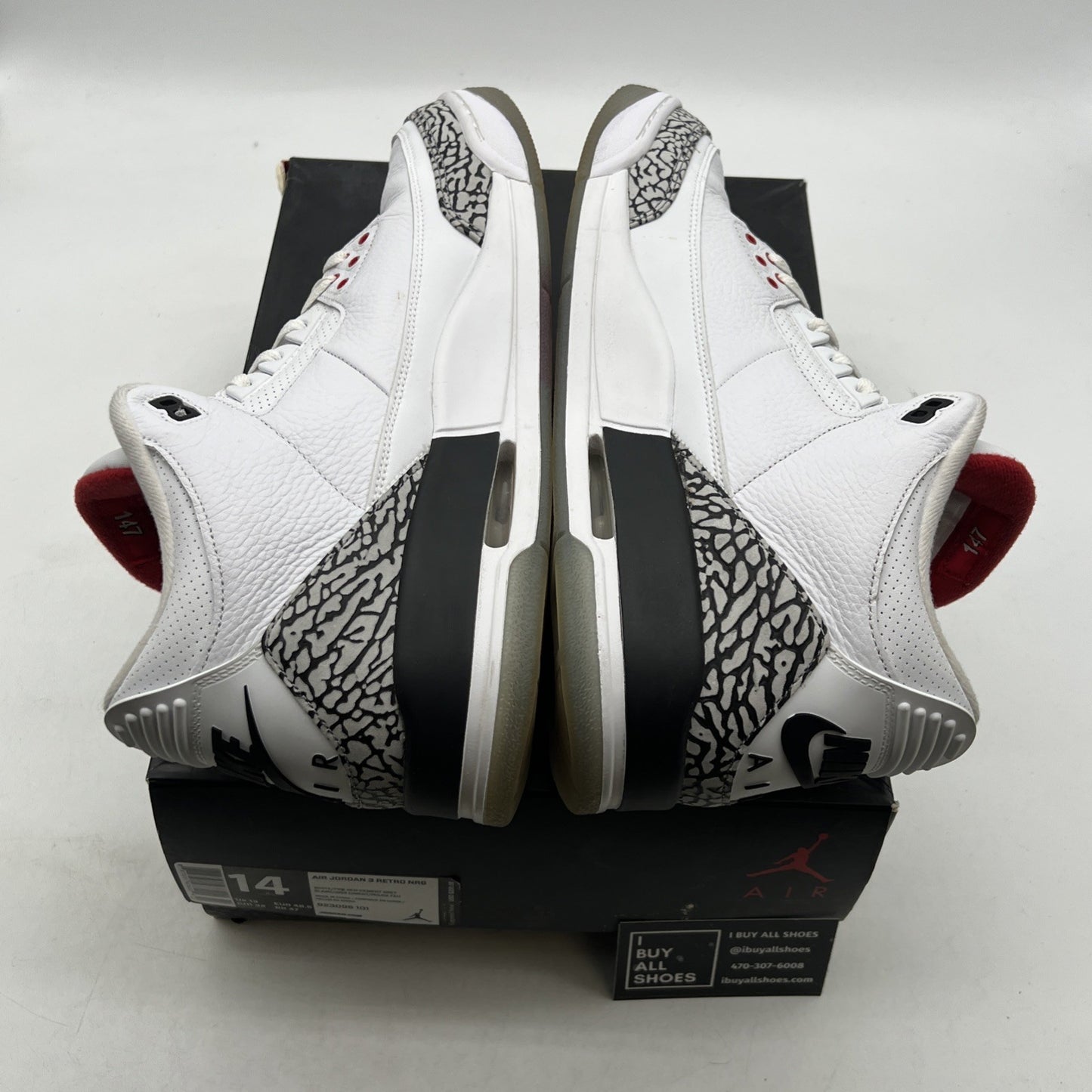 Size 14 - Air Jordan 3 Retro NRG Free Throw Line (923096-101)