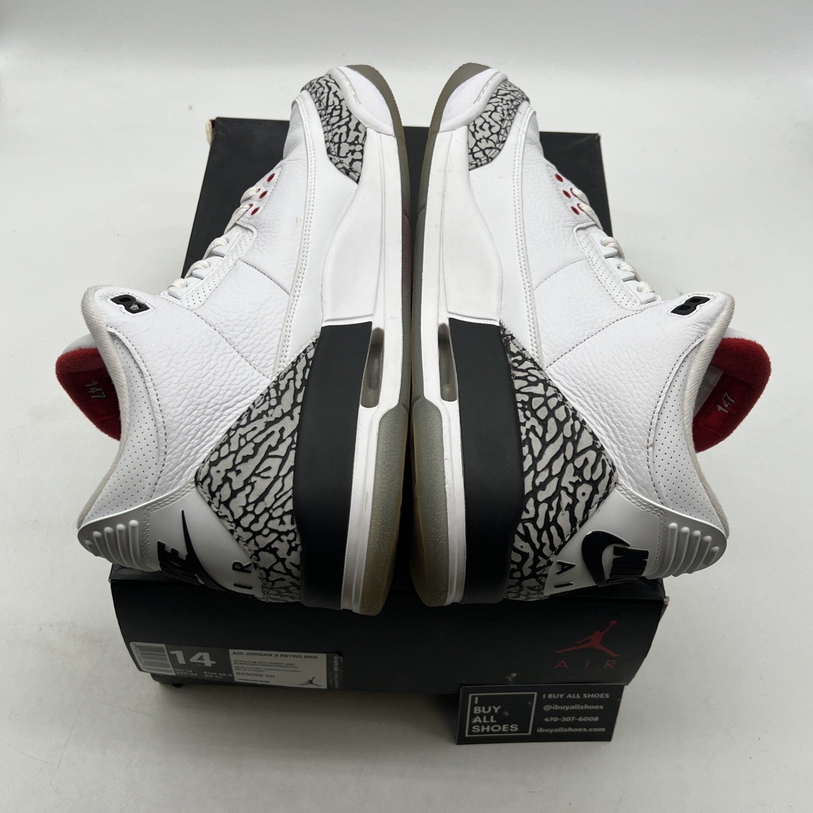 Size 14 - Air Jordan 3 Retro NRG Free Throw Line (923096-101)