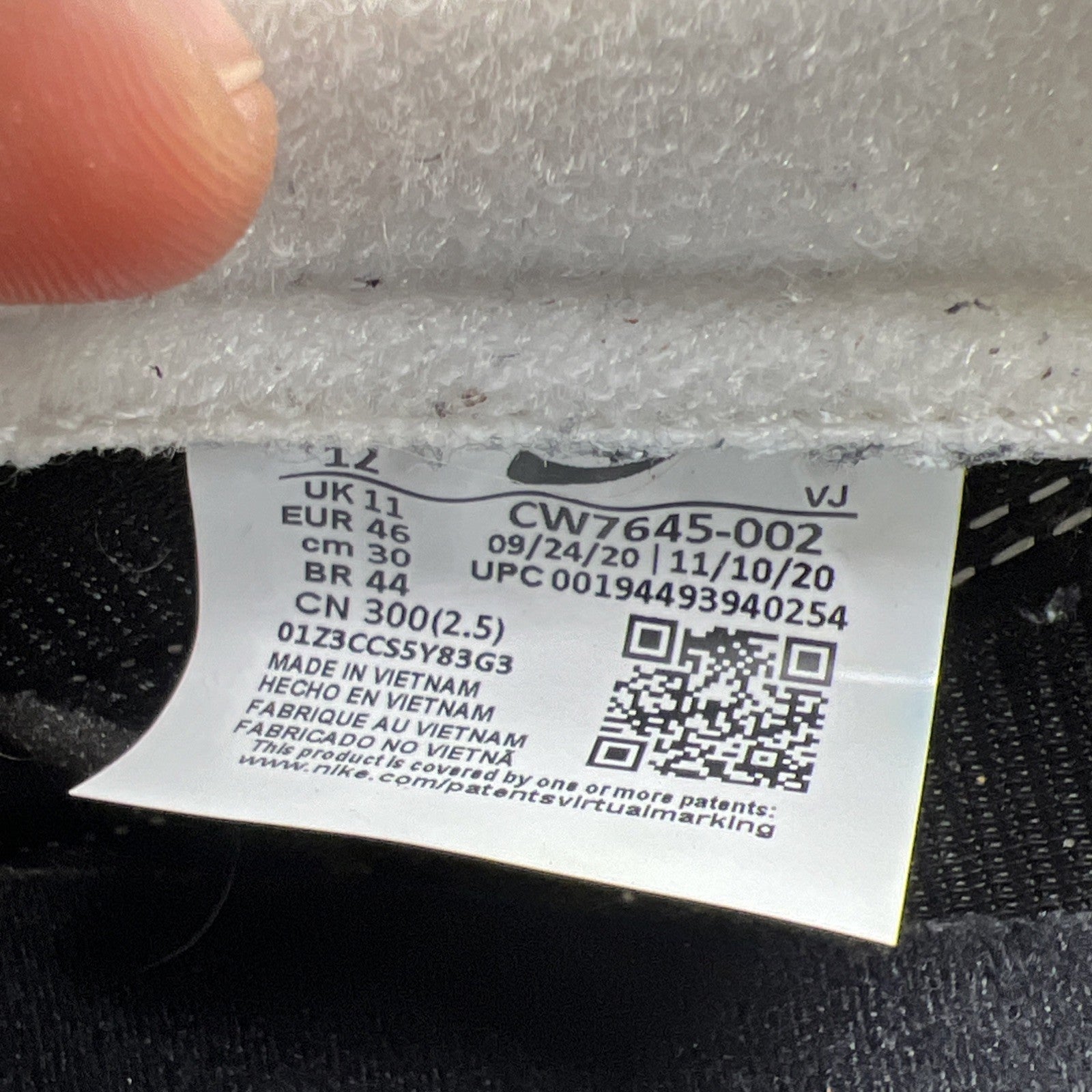 Size 12 - Nike Challenger OG Black White (CW7645-002)