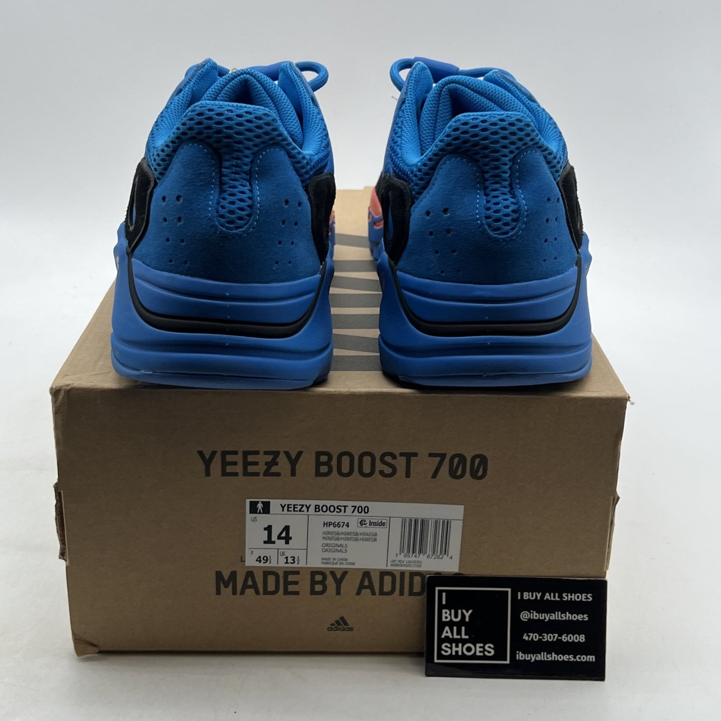 Size 14 - adidas Yeezy Boost 700 Hi-Res Blue (HP6674)