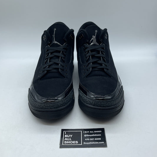 Size 13 - Air Jordan 3 Retro 2025 Black Cat Suede Leather (CT8532-001)