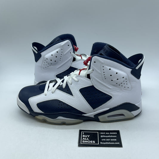 Size 12 - Air Jordan 6 Retro 2012 Olympic (384664-130)