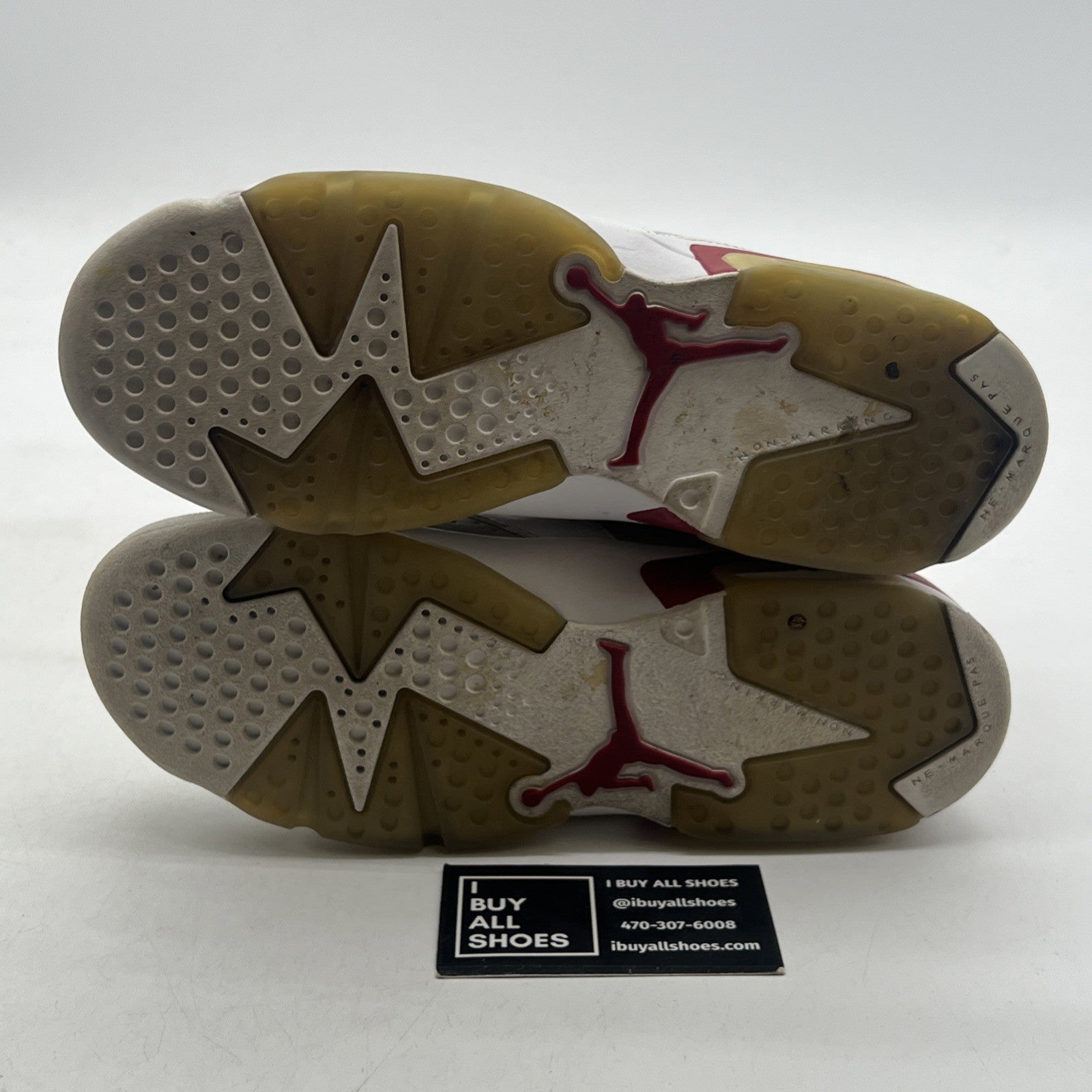 Size 5.5Y - Air Jordan 6 Retro Alternate (384665-113) White Red Shoes